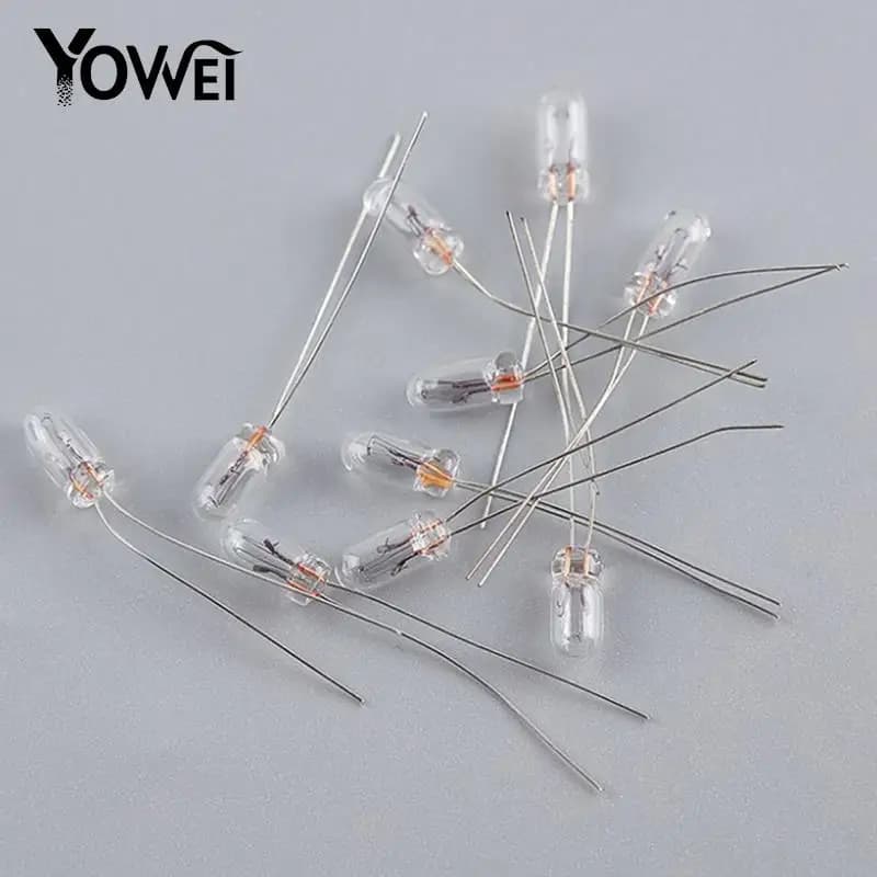 Mini ampoule claire de riz de blé pour GM GMC oral y Honda Toyota, bouton de commutation radio climatique, 12V, 5mm, 4mm, 3mm, lot de 25 pièces