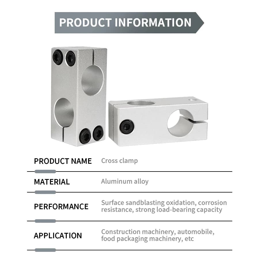Pilier FiosphClamp en alliage d'aluminium