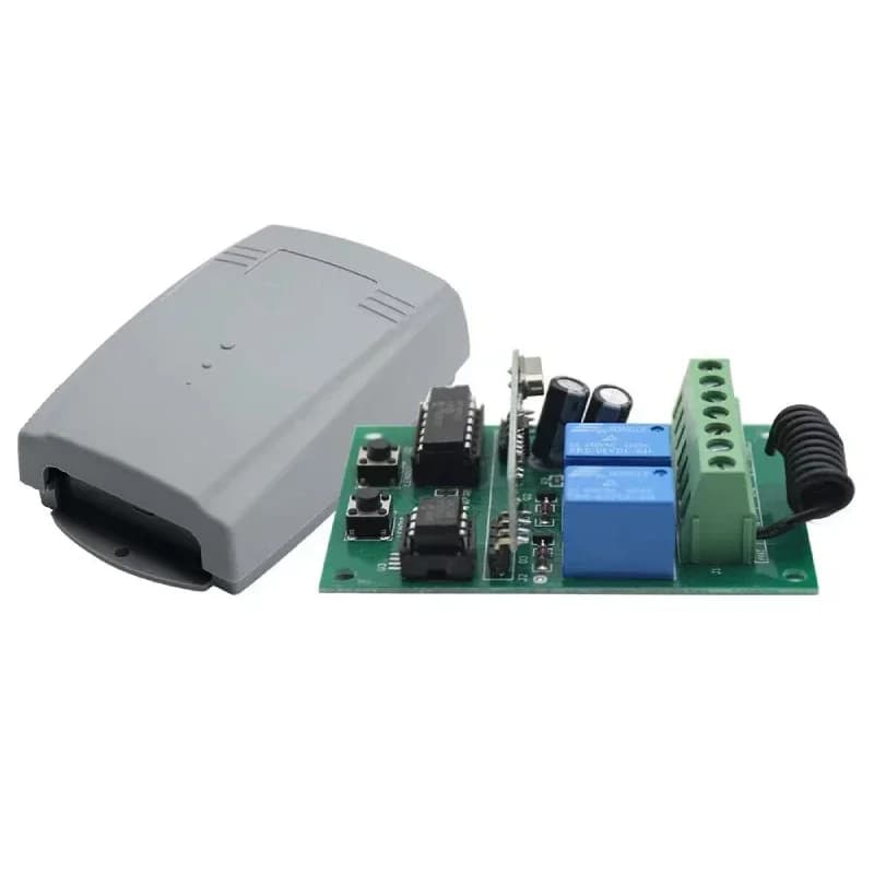 Commutateur intelligent de récepteur de porte de Garage, DC12V 24V 433.92MHz, commutateur émetteur à Code fixe et à Code roulant