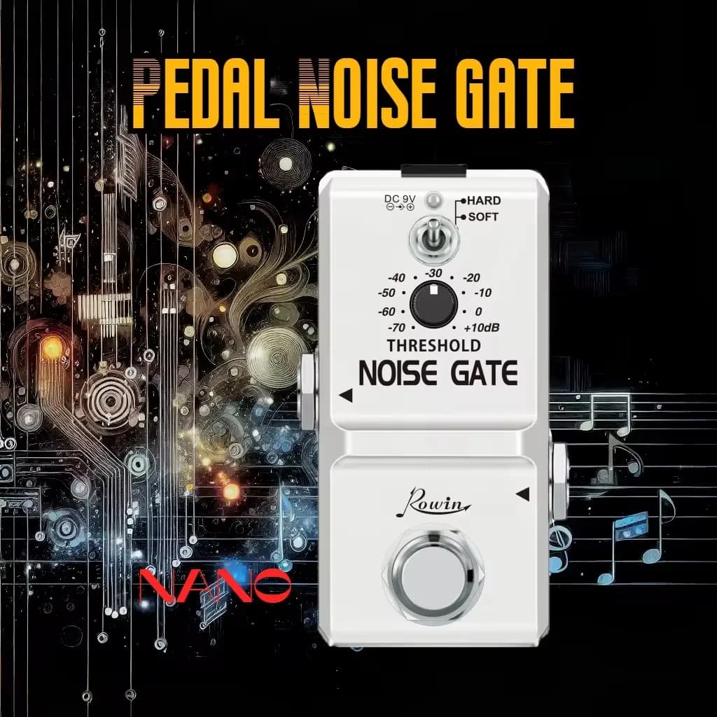 Meilleur Rowin bruit porte pédale guitare retard Chorus Vibrolo Phaser Flanger Booster égaliseur effets Fuzz métal Dist Blues Drive