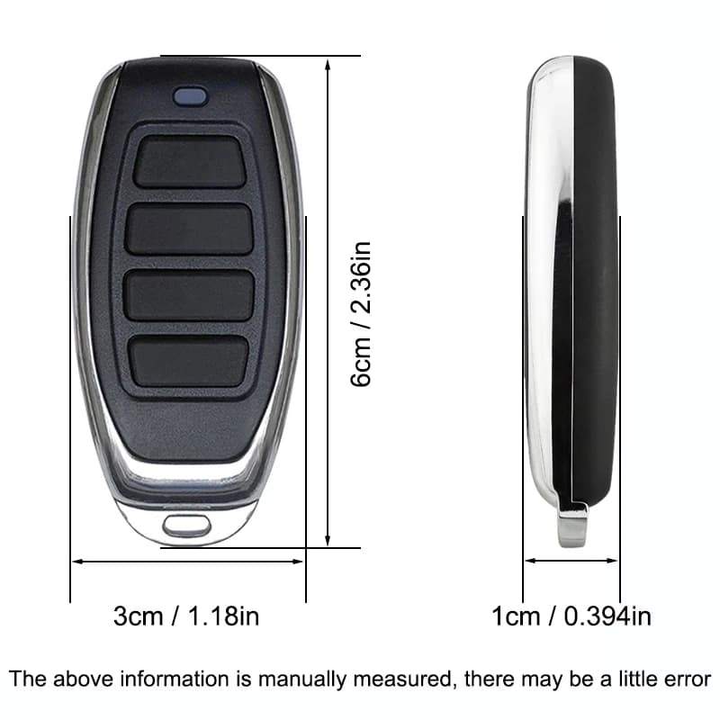 Nouvelle télécommande Globmatic Vella LEO 2 4 Vella2 Vella4 LEO4 pour garage/portail