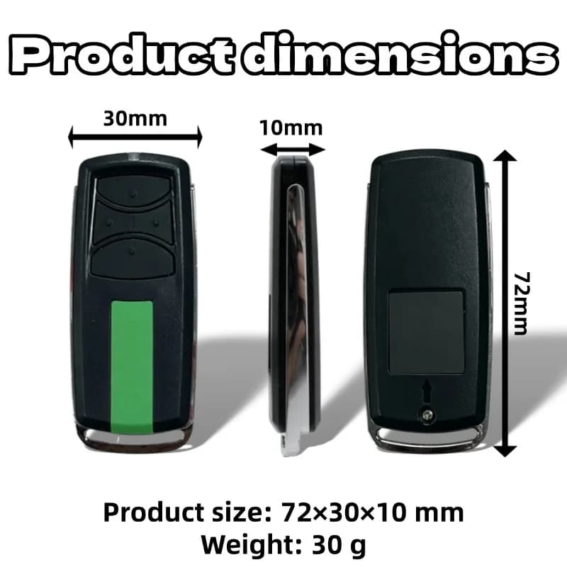 Télécommande de garage 433.30 433.92 434.54MHz à code roulant pour E960M E940M E950M E945M E943M Security+2.0