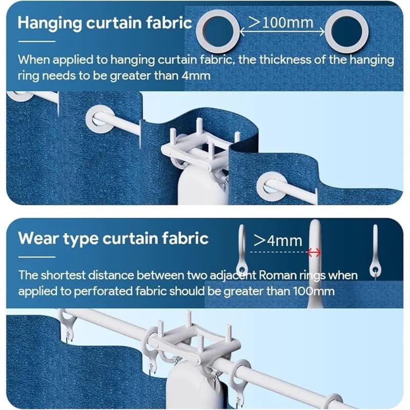 ABUG - Accessoires pour tringles à rideaux, ouvre-rideau/ferme-rideau intelligent motorisé, ouvre-rideau intelligent motorisé, ferme-rideau intelligent motorisé