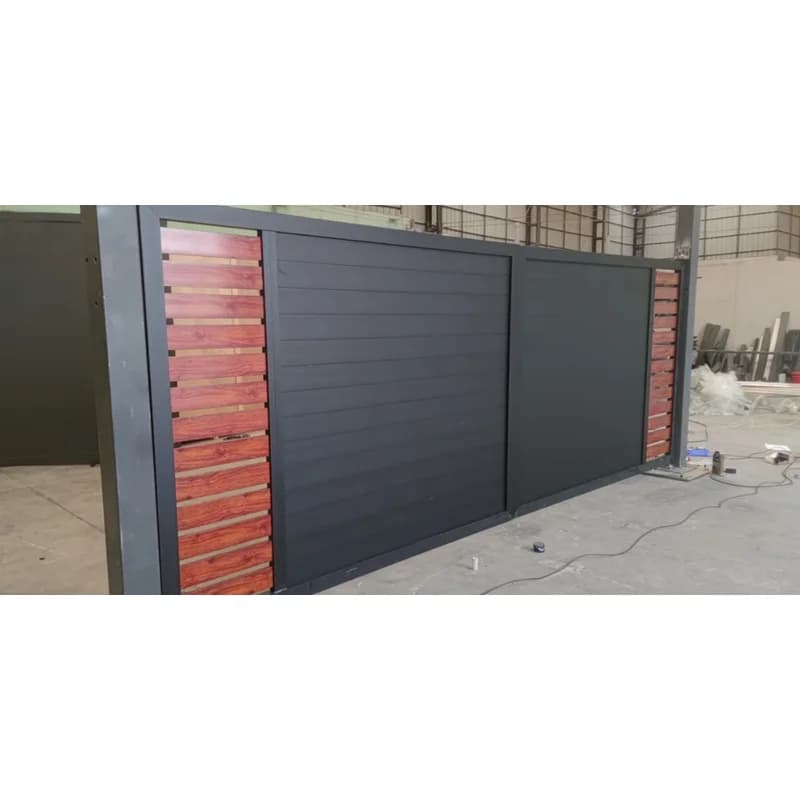 Porte automatique d'allée en aluminium