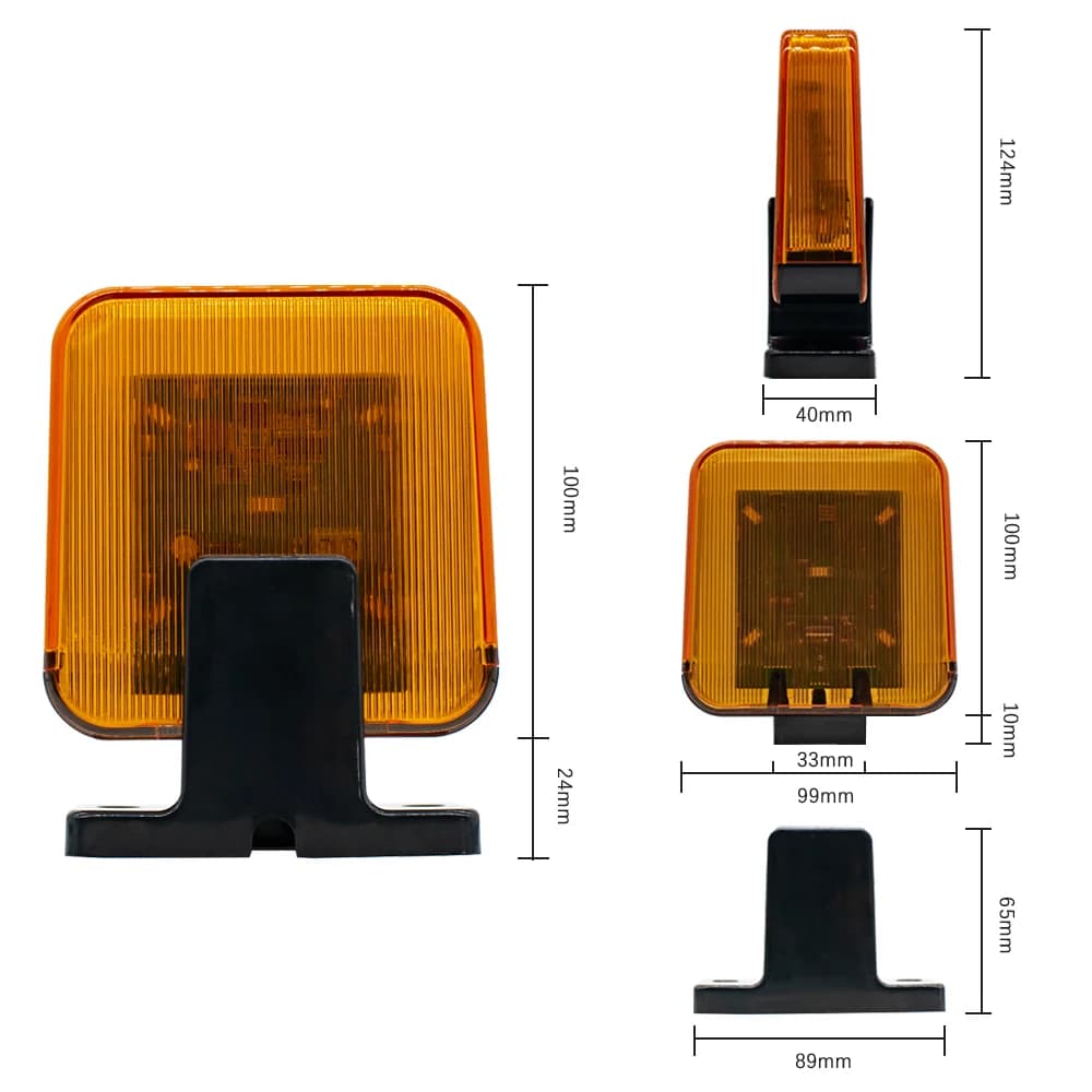 Universel 12 V-256 V 220 V 12 V 24 V Protection de sécurité LED Signal d'alarme lumière clignotante pour alarme