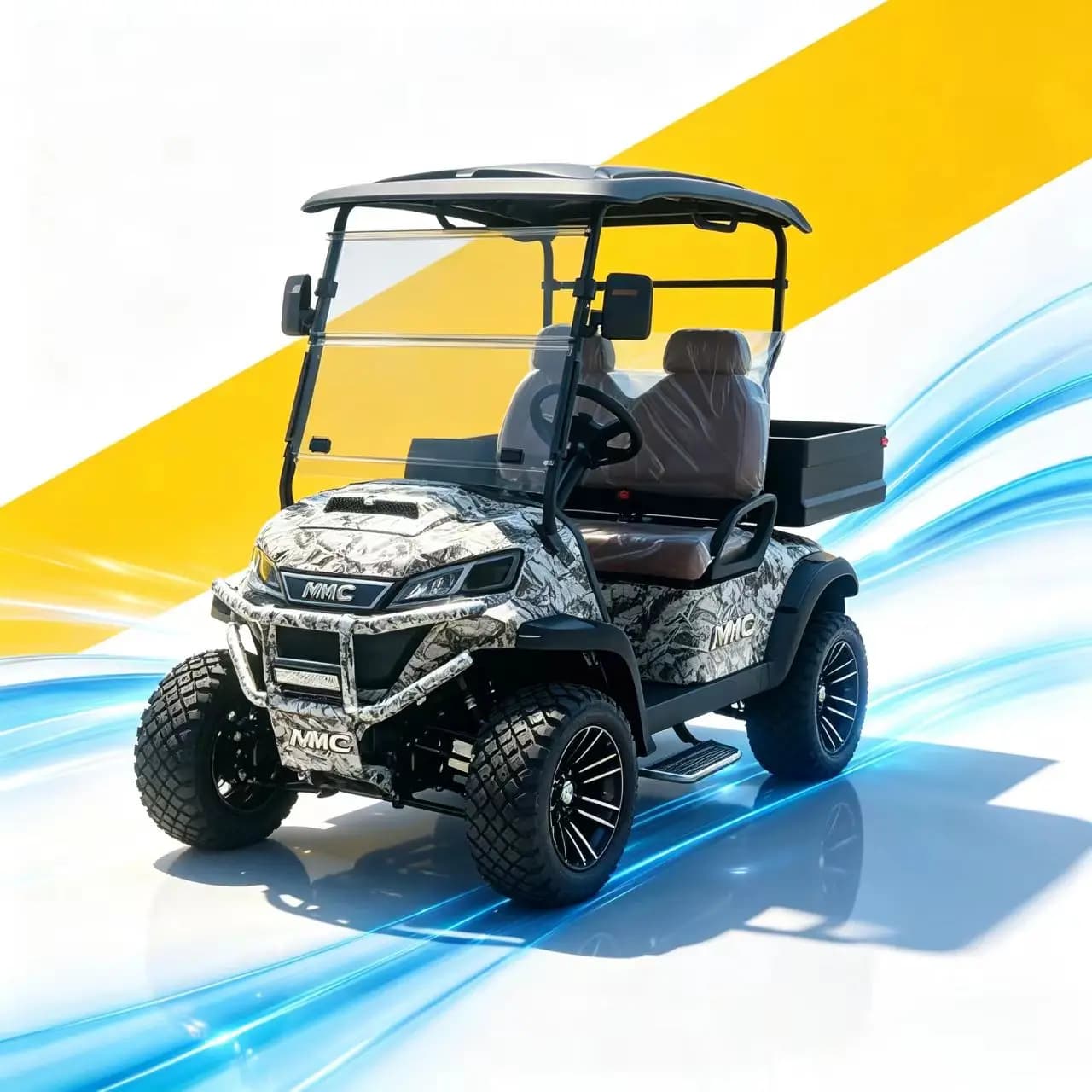 Voitures de golf 4x4 à vendre : Moteur 4000W/7000W, batterie lithium 48V/72V, offrant une autonomie exceptionnelle et un couple élevé.