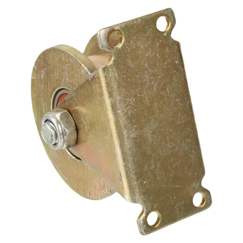 Roue pivotante robuste avec support à rainure UV de 2,5 mm (diamètre 80 mm) pour clôture coulissante de patio et portail d'usine