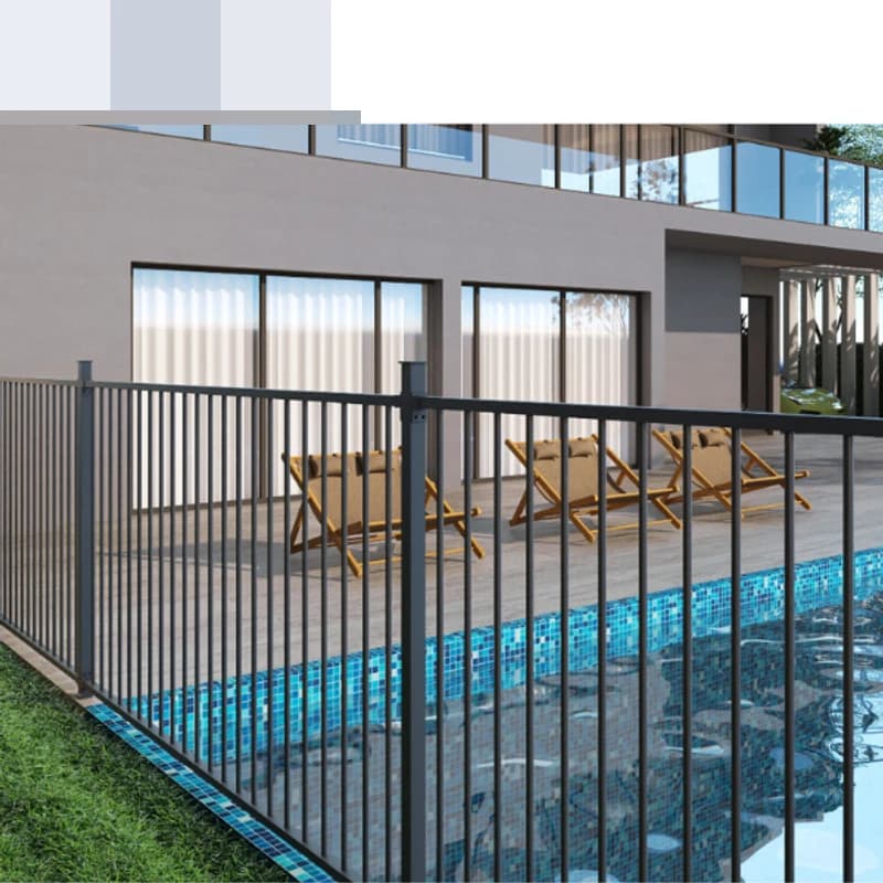 Clôture de confidentialité en aluminium pour jardin extérieur