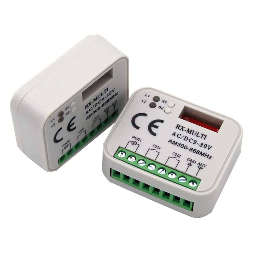Récepteur à distance pour portail de garage avec télécommande