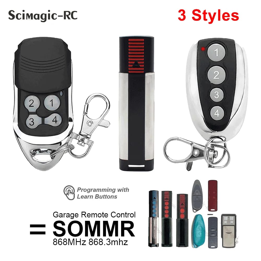 SOMMER 4026 TX03-868-2-XP 4020 TX03-868-4 4011 4031 4021 868MHz Porte de Garage