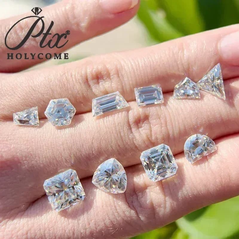 HP-Pierre de moissanite blanche Marquise D, pierre précieuse personnalisée GRA, 8 cœurs et 8 flèches, VVl's, diamant, bijoux exécutifs, prix de gros