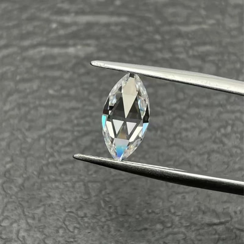 Rare Marquise poire ronde ovale forme Rose coupe Moissanite pierre en vrac D couleur Moissanite diamant pierres en gros