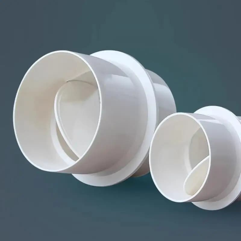 Nouveau bloqueur de tirage amortisseur Ventilation clapet anti-retour volet arrière pour conduit en ligne cuisine maison Ventilation gril