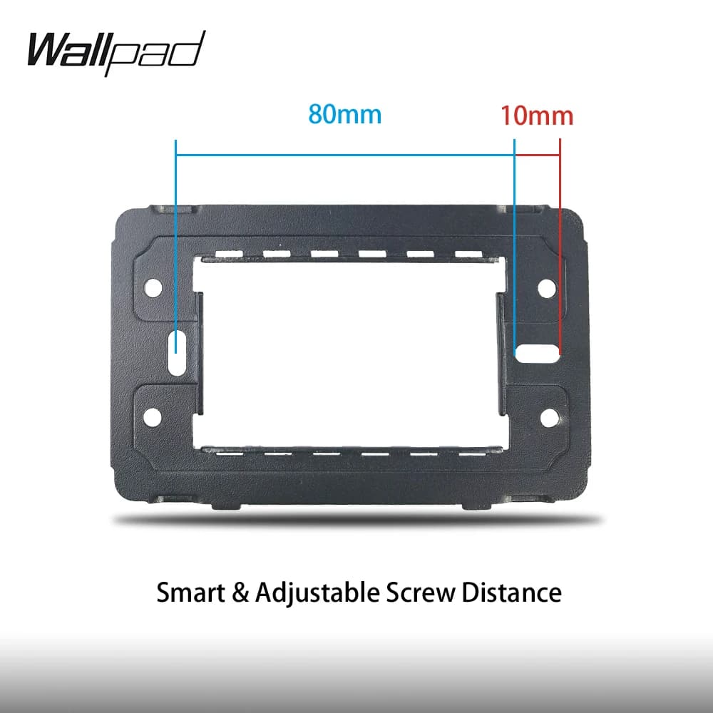 Interrupteur mural rotatif à intensité variable 1 gang, panneau métallique gris brossé 118x72mm, marche/arrêt, compatible AU US BR IL, éclairage domestique