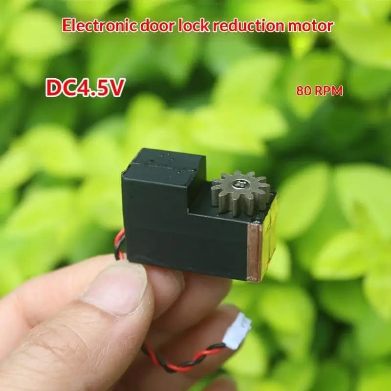Moteur Micro N10 DC 3V-6V 4.5V 80 tr/min à vitesse lente avec engrenage 11T, 1/5 pièces