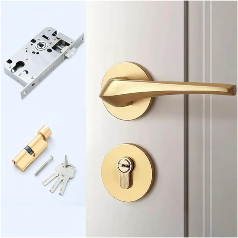 Serrures de porte magnétiques silencieuses en aluminium BSEVB pour usage intérieur - Antirouille et résistantes à la décoloration