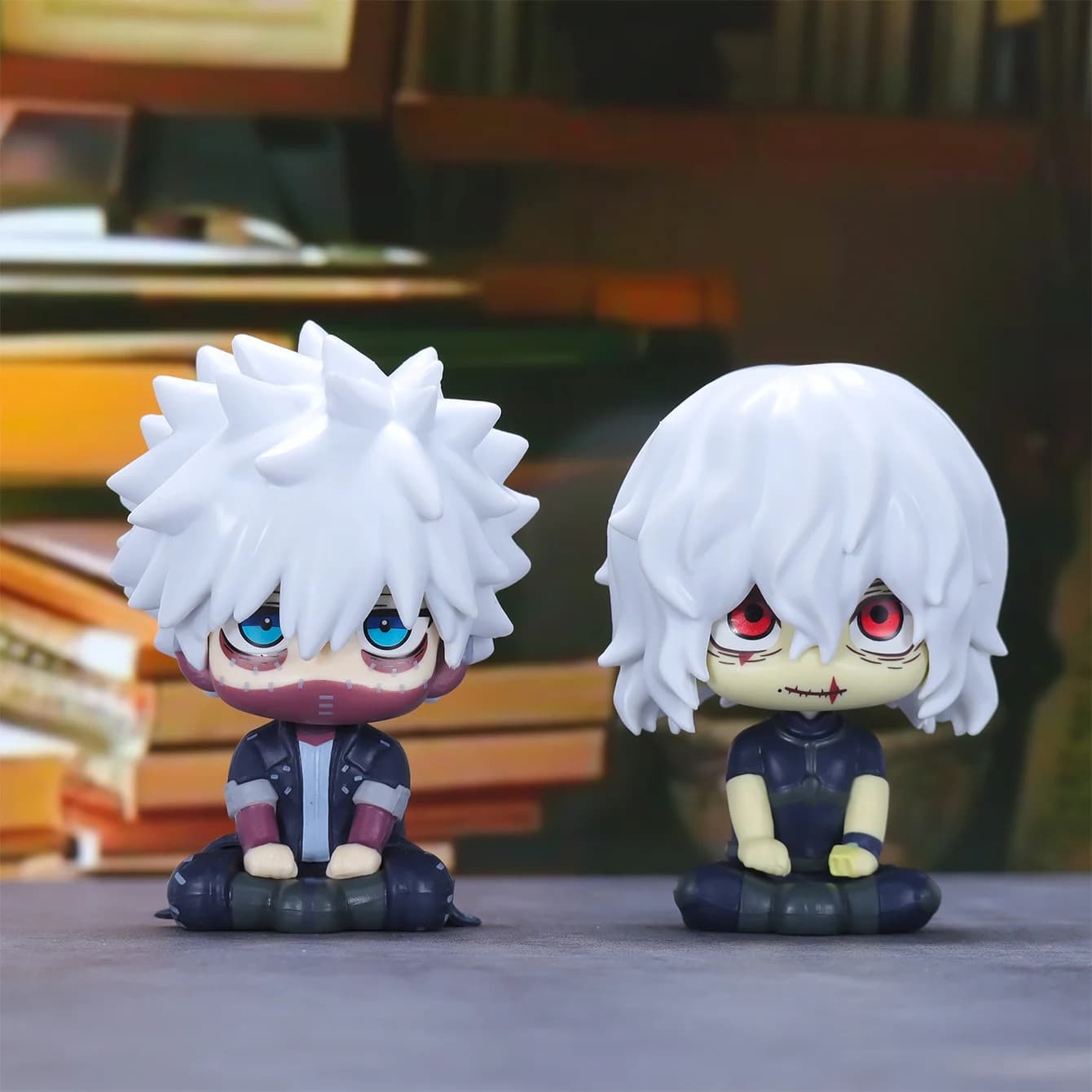 PVC | (MHA) : Tomura Shigaraki / Izuku Midoriya / Katsuki Bakugo My Hero Academia Figurine PVC Mignonne Chibi | Jouet de collection