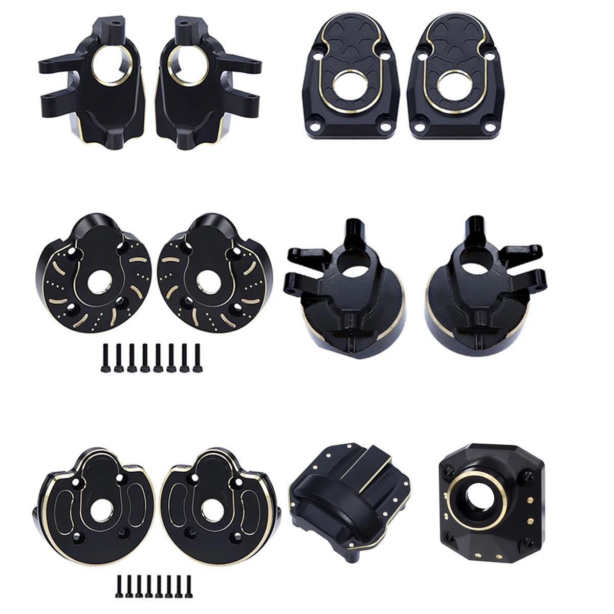 Ensemble de couvercles de portail pour dosettes de direction