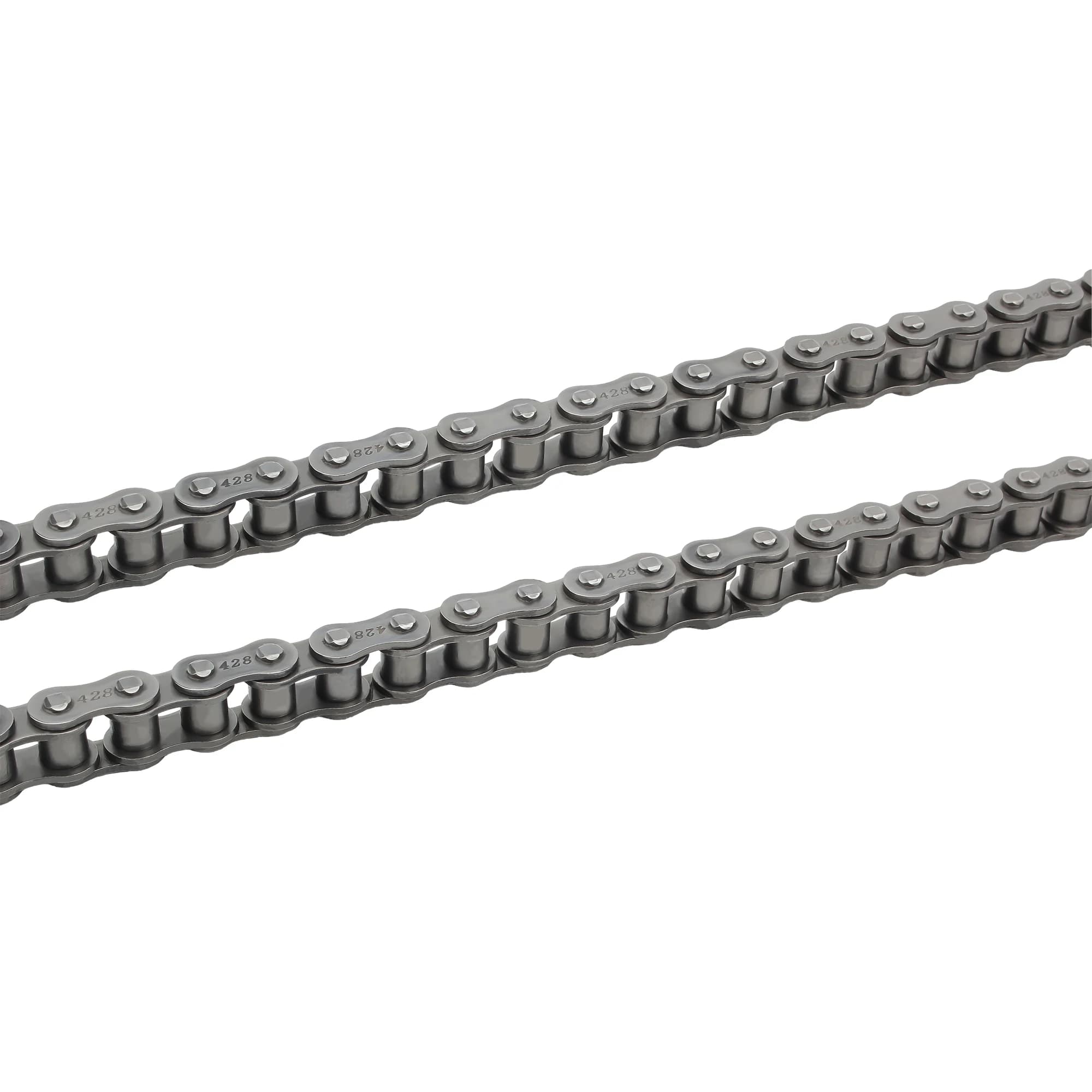 428 chaînes de moto 104 maillons lien de chaîne d'entraînement pour 50 70cc 90cc 110cc 125cc 140cc 150cc 250cc Dirt Bike Go Kart ATV Buggy Quad