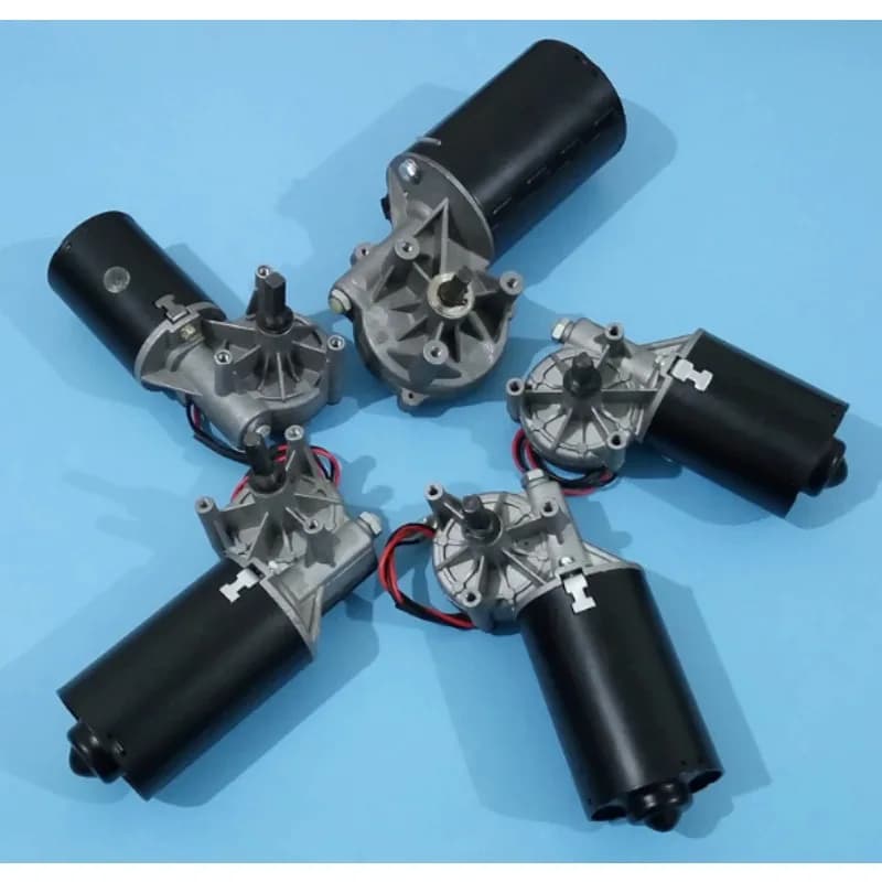 Moteur de porte de garage à courant continu 24V à couple élevé, moteur de remplacement à engrenage à vis sans fin 22N.m pour ouvre-porte de garage automatique