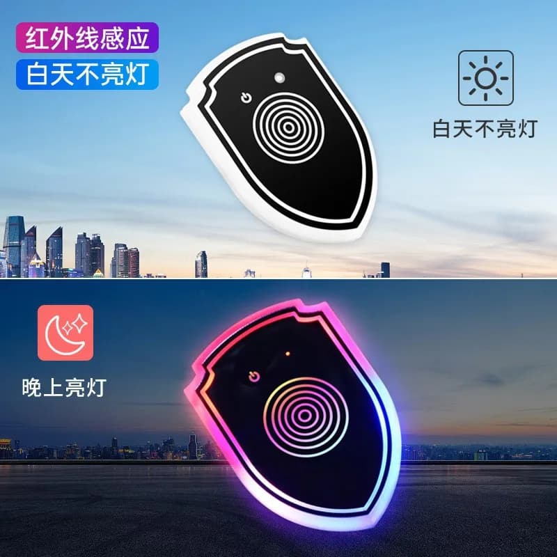 Dream Color LED décorer la lumière sensible aux vibrations lumières décoratives de fenêtre triangulaire de voiture éclairées, lumière d'ambiance de fenêtre de voiture
