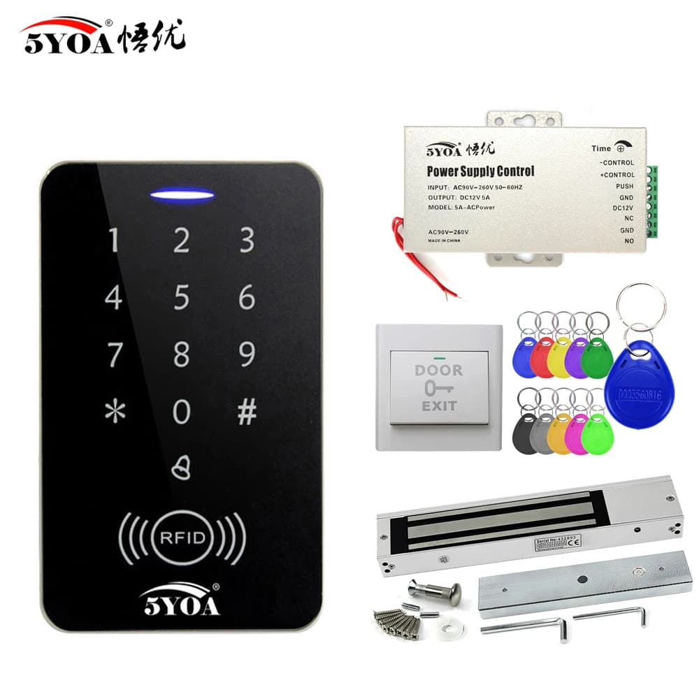 Système de contrôle d'accès RFID, ouvre-porte électronique sûr, ensemble numérique de Garage domestique, Kit de serrure de porte intelligente magnétique électrique automatique