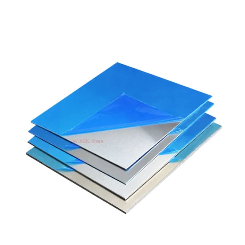 Plaque en aluminium pur 1060, 100 x 100 mm ~ 300 x 300 mm, épaisseur 1 mm ~ 8 mm, pour bricolage