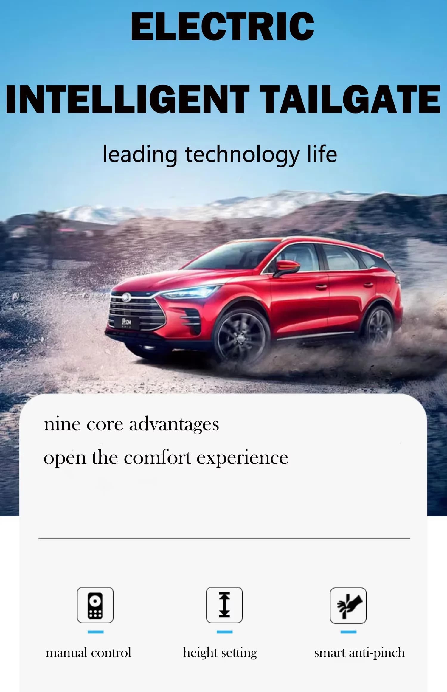 Hayon électrique pour Toyota Levin 2019-2023, hayon arrière remis à neuf, ouverture électrique intelligente.
