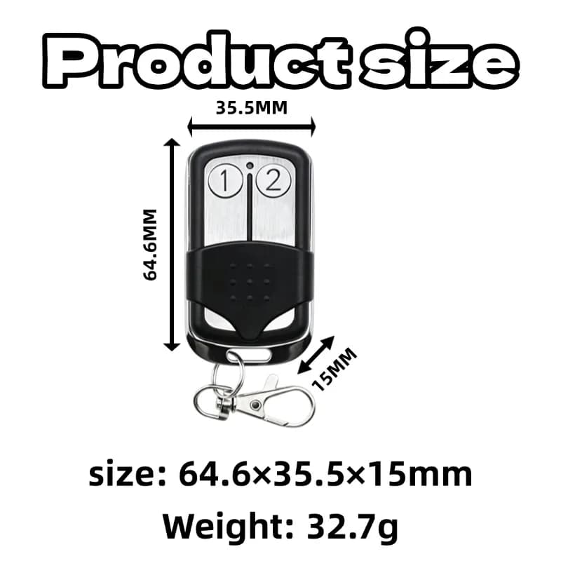 Récepteur de porte de garage SMC5326P-3 SMC5326 avec 8 commutateurs DIP