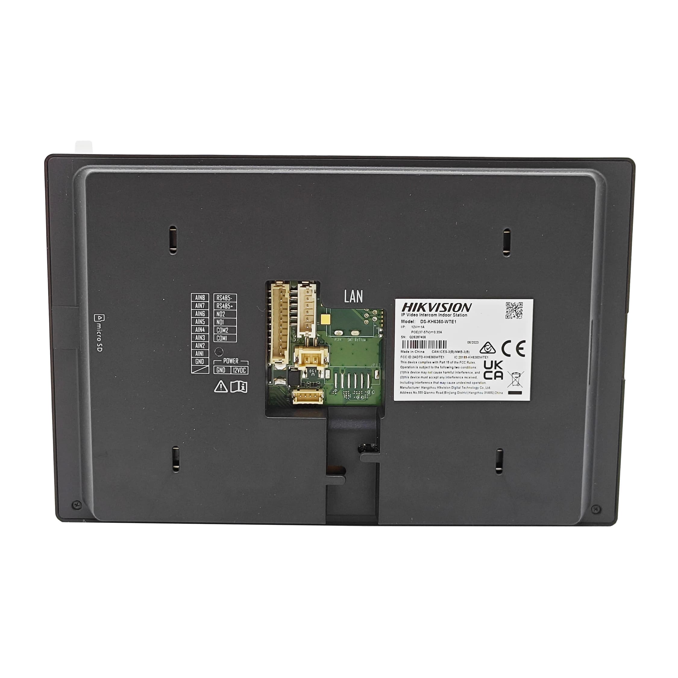 Hikvision – interphone vidéo multilingue DS-KH6350-WTE1