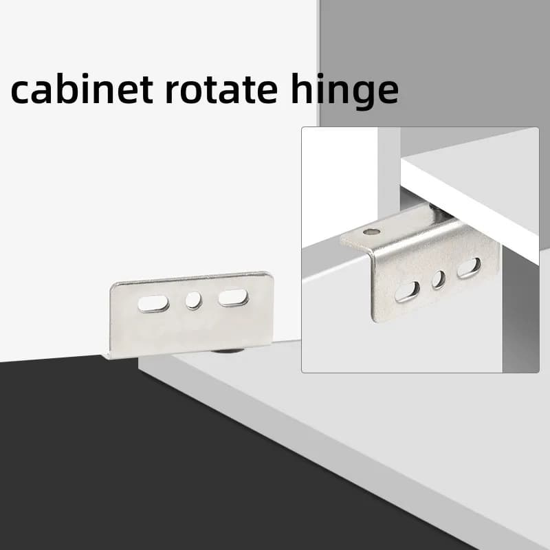 Jeu de charnières pivotantes à Angle droit en fer