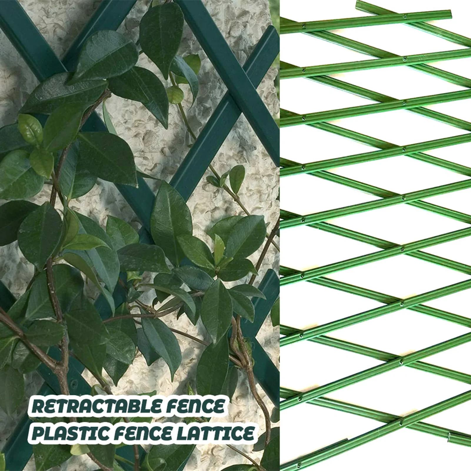 Clôture murale semi-manuelle durable pour plantes grimpantes en plein air