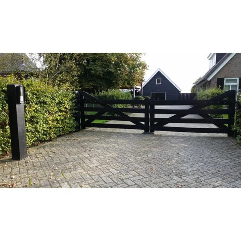 Porte de ranch en métal personnalisée, porte de ferme-Foshan faite à la main