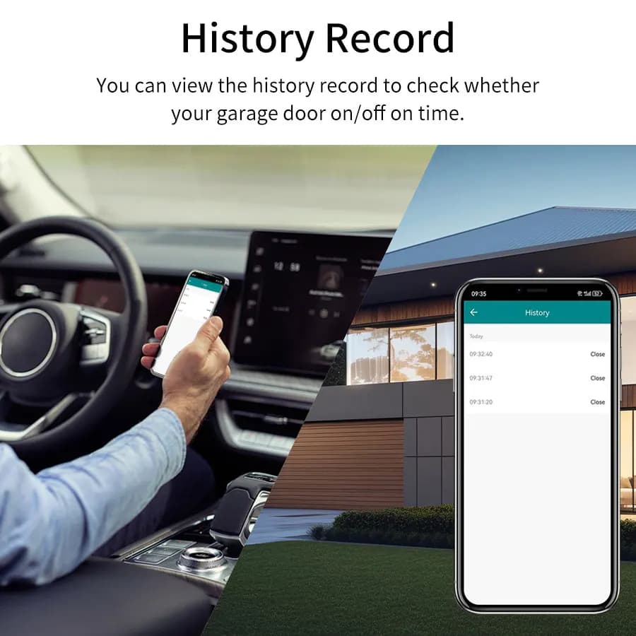 Module de commande d'ouvre-porte de garage intelligent Tuya Zigbee/WiFi