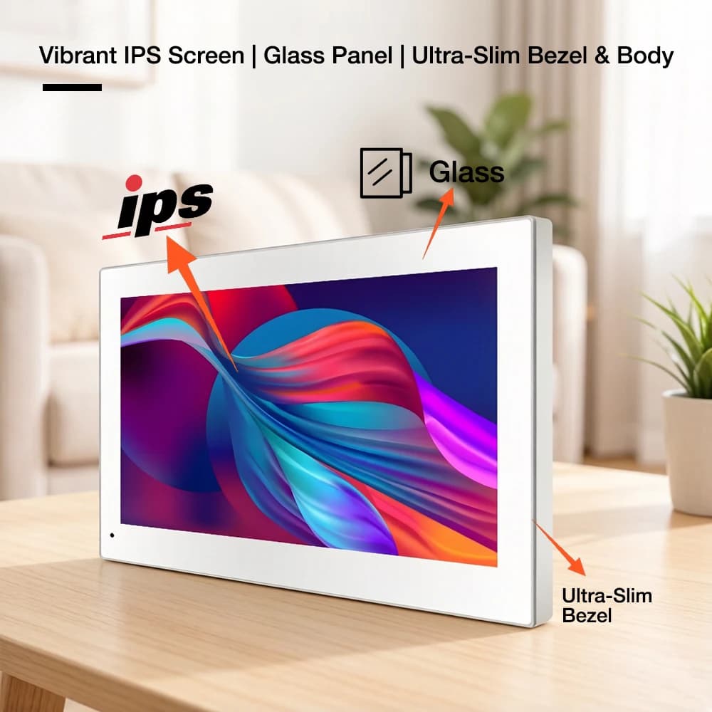 Tuya Wifi maison intelligente visiophone interphone vidéo 1080P moniteur tactile 7 '2 fils sonnette porte caméra système de sécurité
