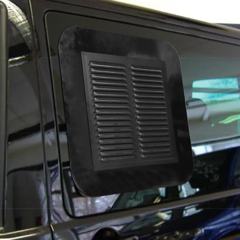 Grille de ventilation coulissante pour fenêtre de camping-car avec moustiquaire gauche/droite pour VW T5 T5.1 T6 T6.1 côté conducteur/passager antivol