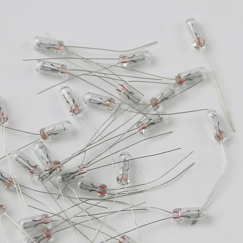 50 pièces 5mm 4mm 3mm clair 12V Mini ampoule de blé riz ampoules bouton de commutation ampoules indicateur ampoule tungstène lampe accessoires