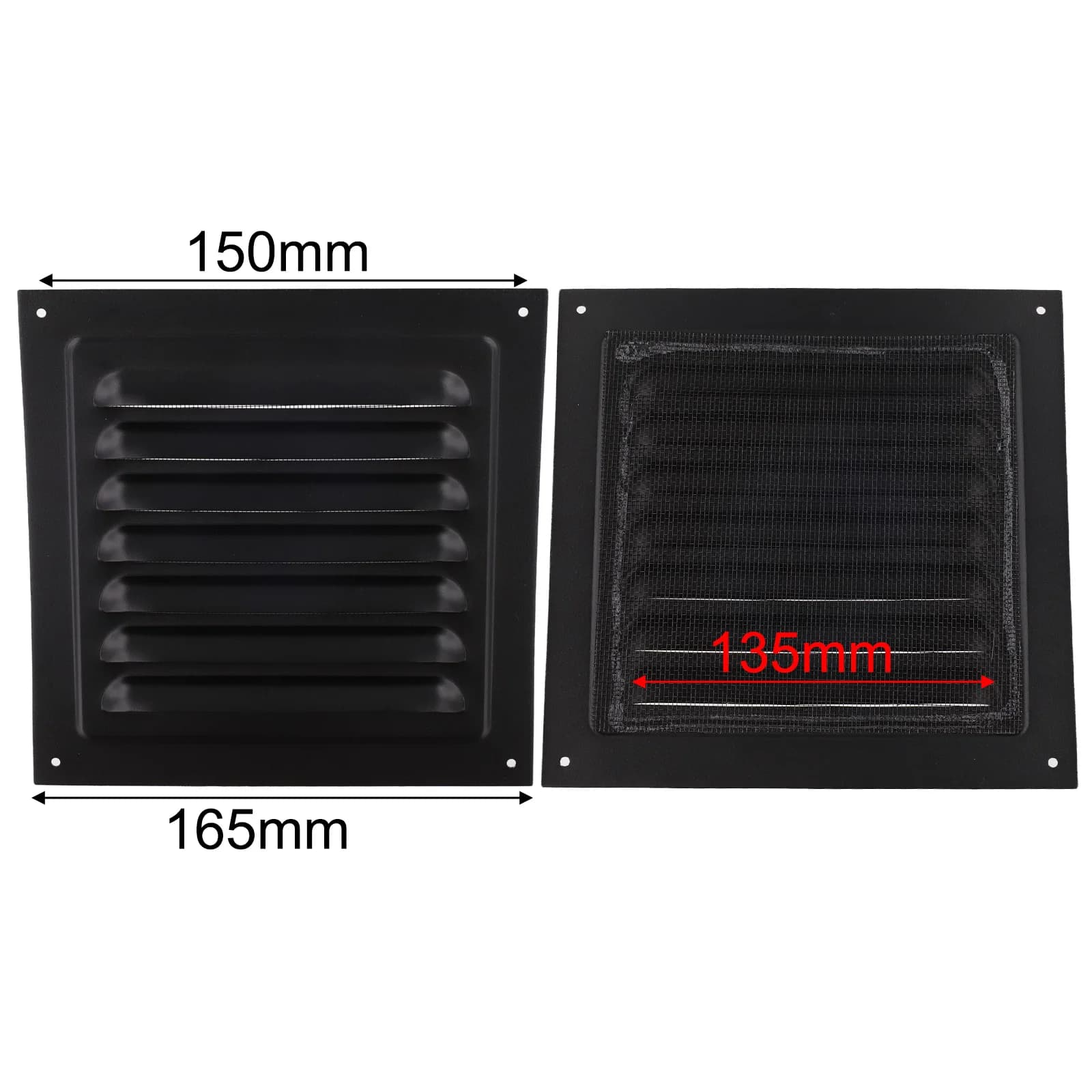 Couvercle de calandre en aluminium conçu pour une utilisation durable dans des zones de haute circulation comme des cuisines et des toilettes