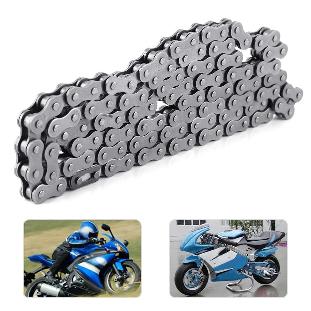 Chaîne de moteur 415H 49cc, chaîne de moteur 80cc, chaîne à maillons 415-110L pour moteur 49cc 60cc 66cc 80cc, vélo motorisé