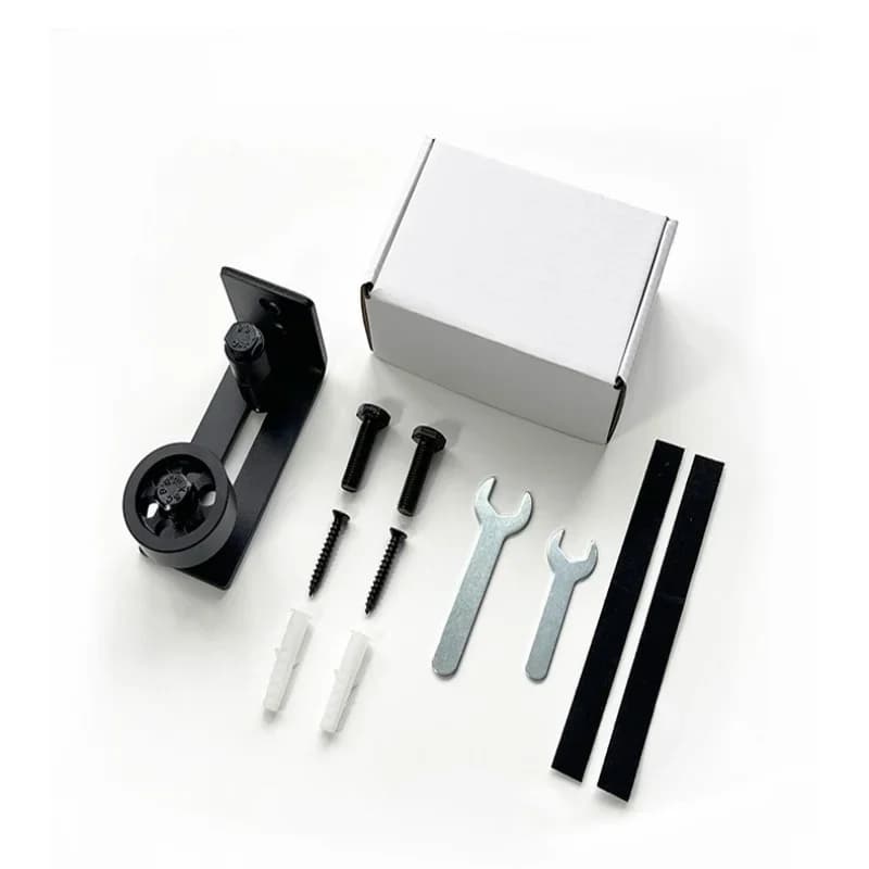 Kit de quincaillerie pour porte coulissante 8-en-1 : rails