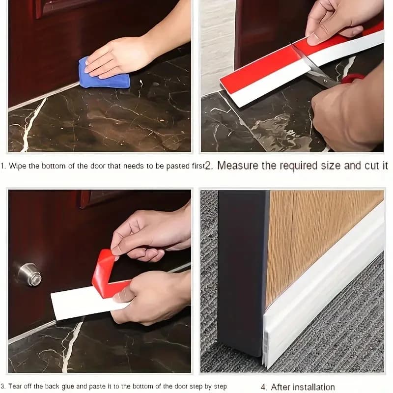 Bande d'étanchéité pour bas de porte