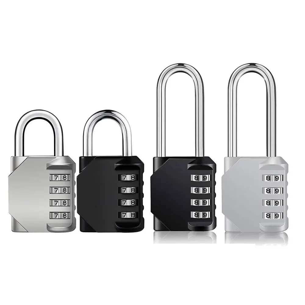Cadenas à combinaison extérieur à 4 chiffres