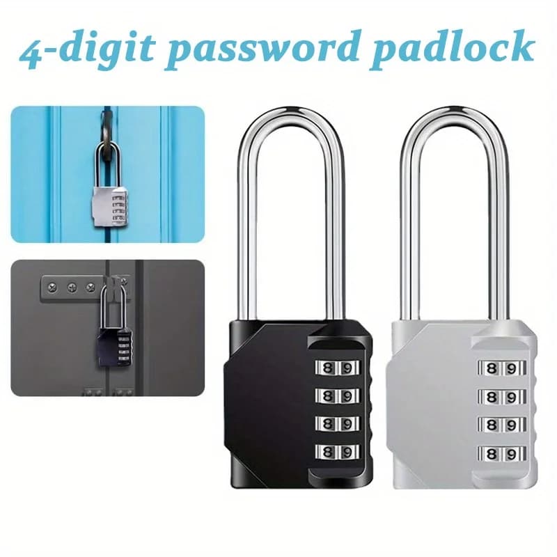 Cadenas à combinaison extérieur à 4 chiffres