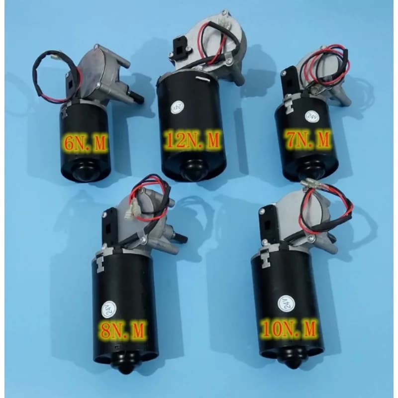 Moteur de porte de garage à courant continu 24V à couple élevé, moteur de remplacement à engrenage à vis sans fin 22N.m pour ouvre-porte de garage automatique