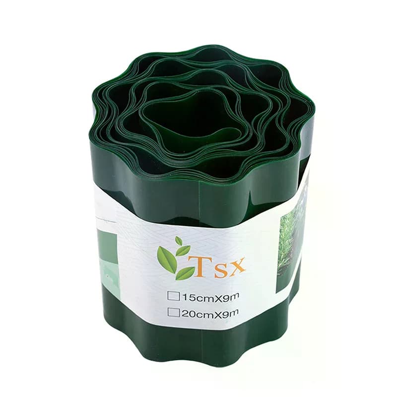 Bordure de jardin en plastique flexible pour pelouse