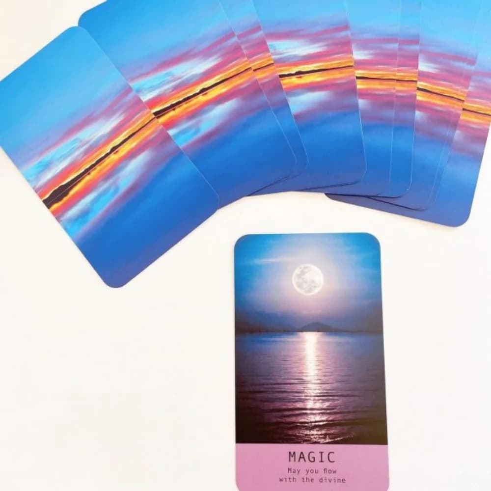 Cartes Oracle Sea Soul Jourchambres, 10.3x6cm, cartes allergiques avec le pouvoir de guérison de l'océan, 48 pièces
