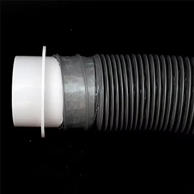 Nouveau bloqueur de tirage amortisseur Ventilation clapet anti-retour volet arrière pour conduit en ligne cuisine maison Ventilation gril