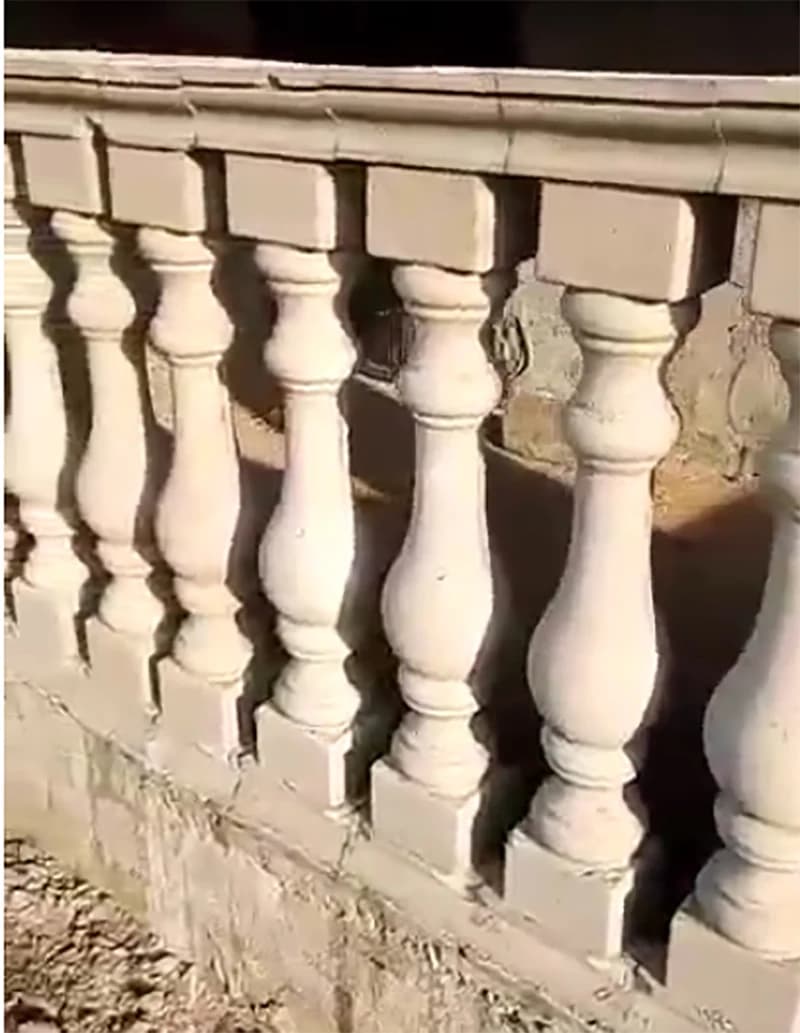 5 par mètre ABS terrasse coulée décorative main courante vase colonne béton clôture forme balustrade moule