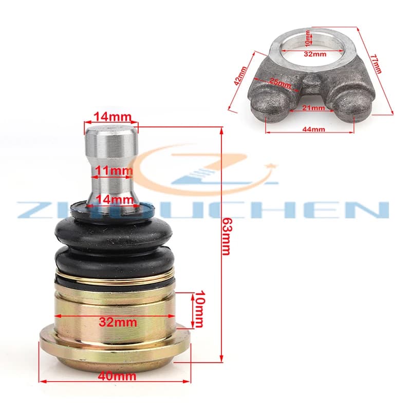 Kit de joints à rotule pour bras de commande oscillant de soudage, RL, UTV, Go Kart, Bumosquito, Golf, Façades, Pièces de vélo, 14mm, 32x10mm, 1 jeu