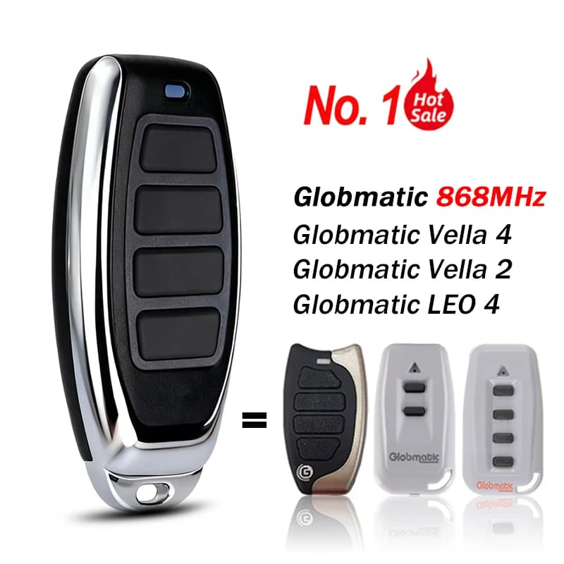 Nouvelle télécommande Globmatic Vella LEO 2 4 Vella2 Vella4 LEO4 pour garage/portail
